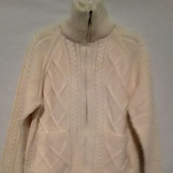 NWT Aran Island  Handknit  Cardigan SIze Mens S 100% Merino Wool Made in Ireland - Picture 5 of 11